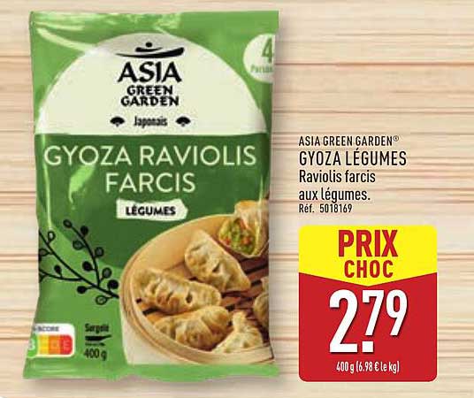 ASIA GREEN GARDEN® GYOZA LÉGUMES
