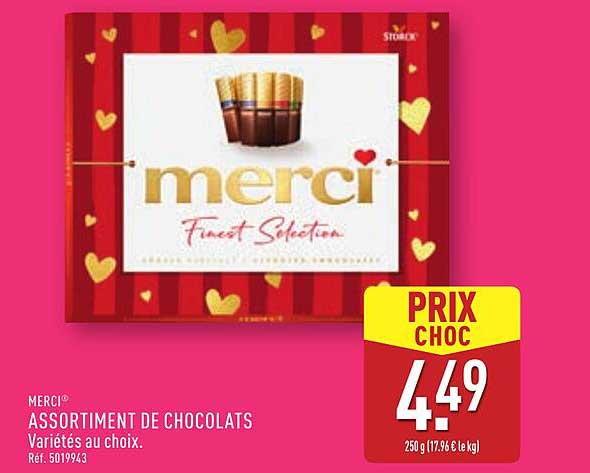 ASSORTIMENT DE CHOCOLATS