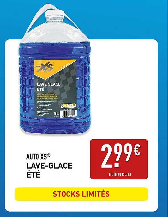 AUTO XS® LAVE-GLACE ÉTÉ