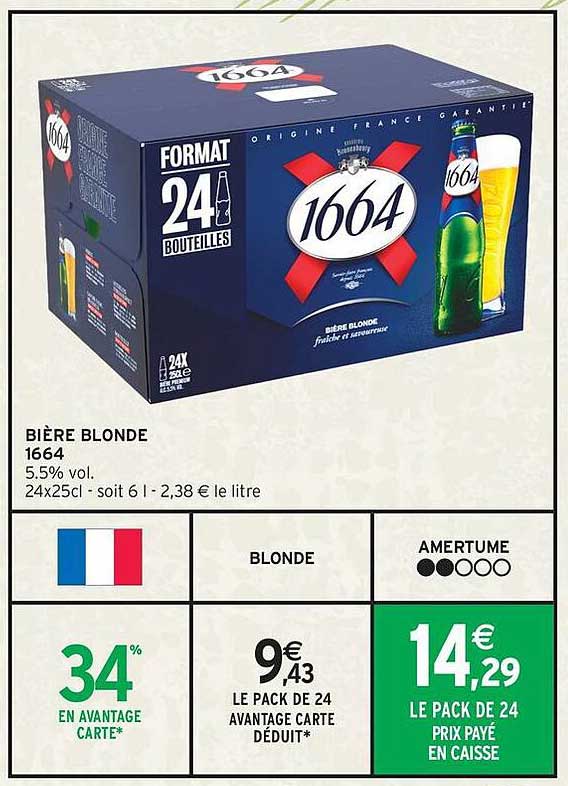 BIÈRE BLONDE 1664