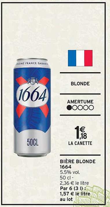Bière Blonde 1664
