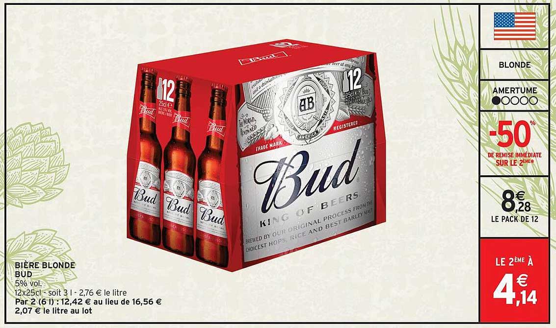 Bière Blonde Bud