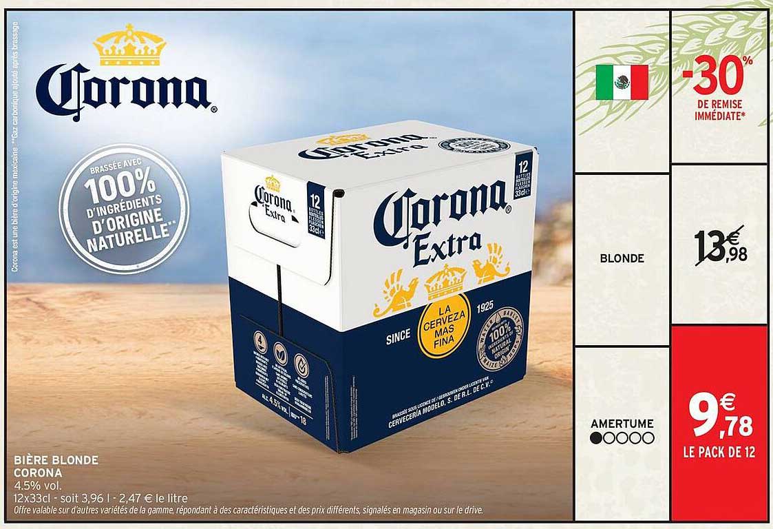 BIÈRE BLONDE CORONA