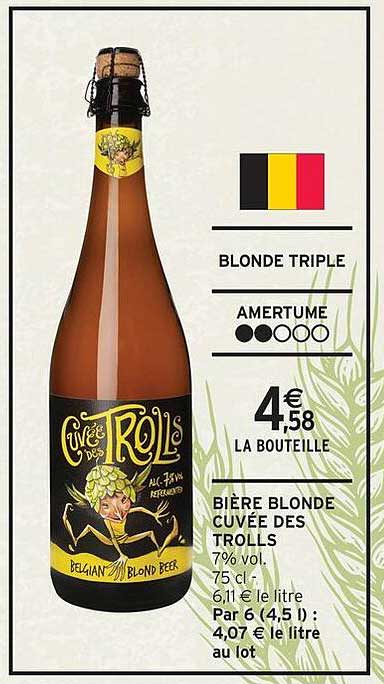BIÈRE BLONDE CUVÉE DES TROLLS