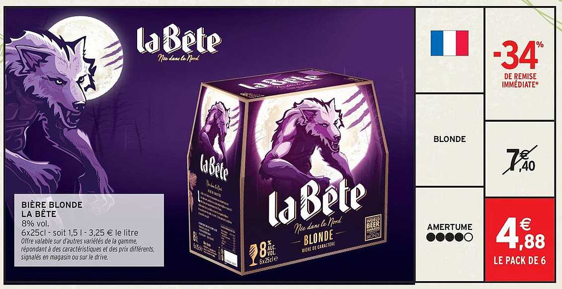 Bière Blonde La Bête