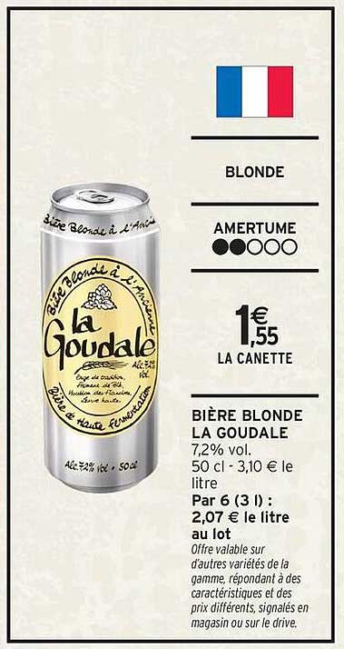 Bière Blonde La Goudale