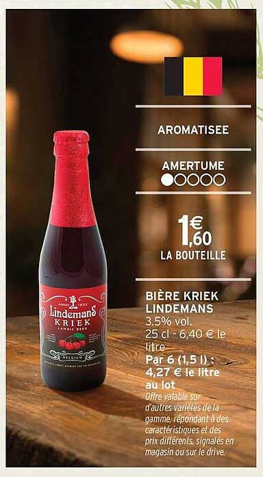 Bière Kriek Lindemans