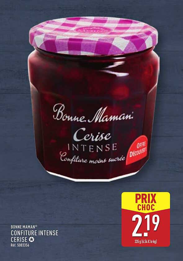 BONNE MAMAN® CONFITURE INTENSE CERISE