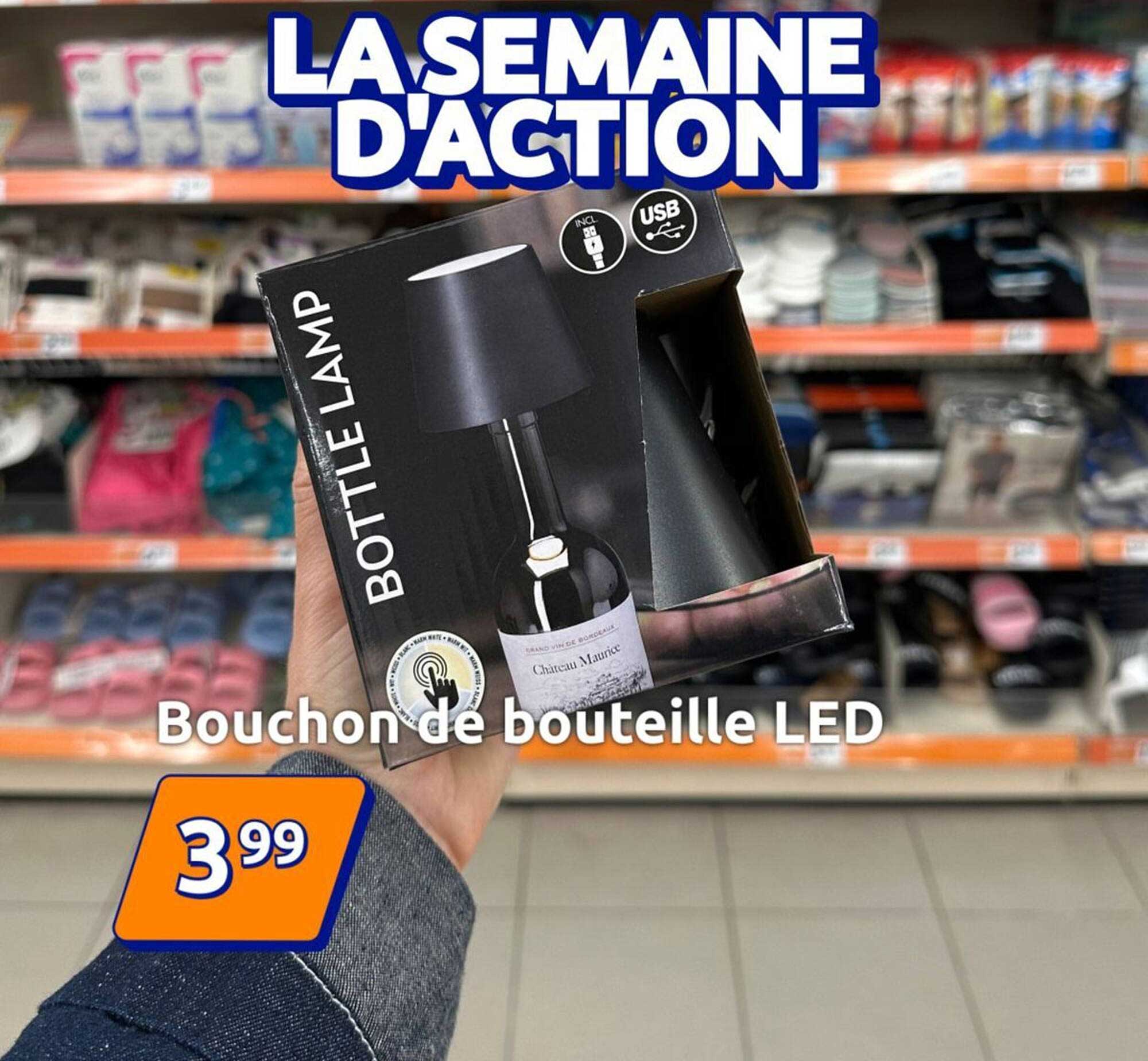 Bouchon de bouteille LED