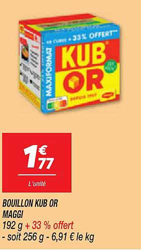 BOUILLON KUB OR MAGGI