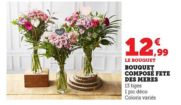 BOUQUET COMPOSÉ FETE DES MERES