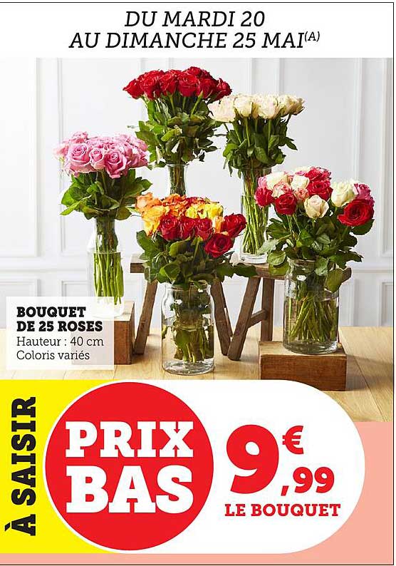 Bouquet de 25 roses