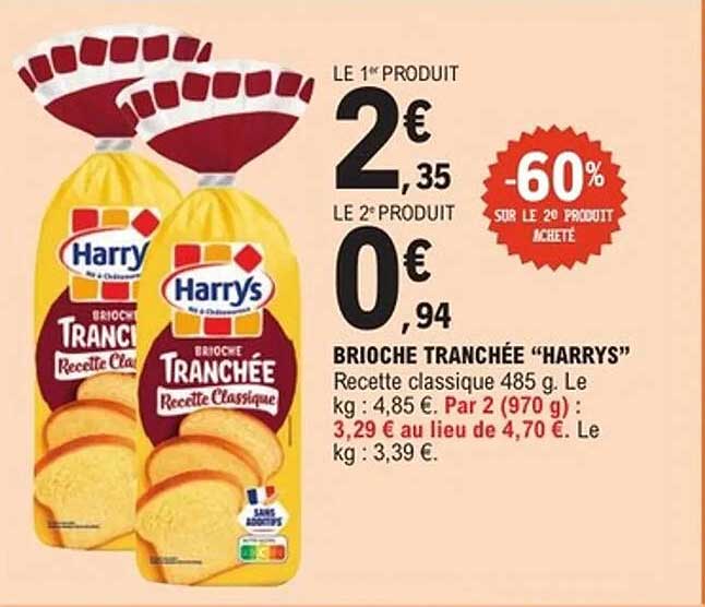 Brioche Tranchée “Harry’s”