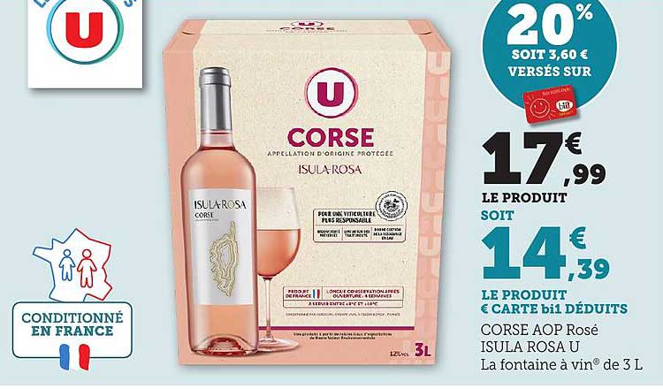 CORSE AOP Rosé ISULA ROSA U