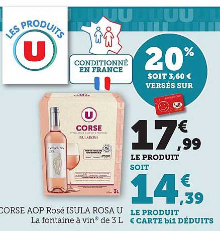CORSE AOP Rosé ISULA ROSA U
