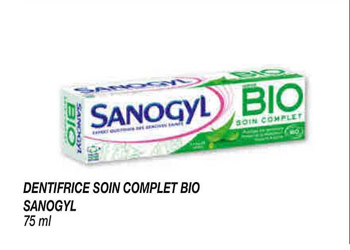 DENTIFRICE SOIN COMPLET BIO SANOGYL