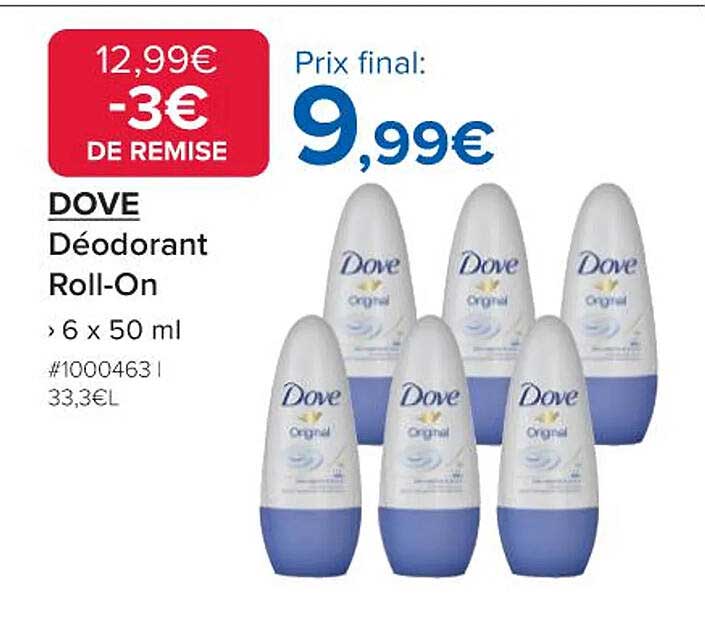 DOVE Déodorant Roll-On