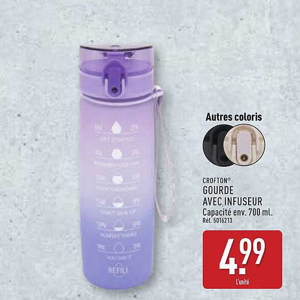 GOURDE AVEC INFUSEUR