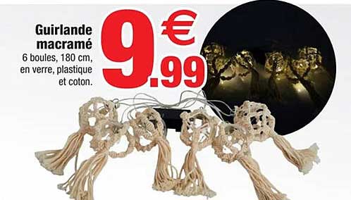 Guirlande macramé