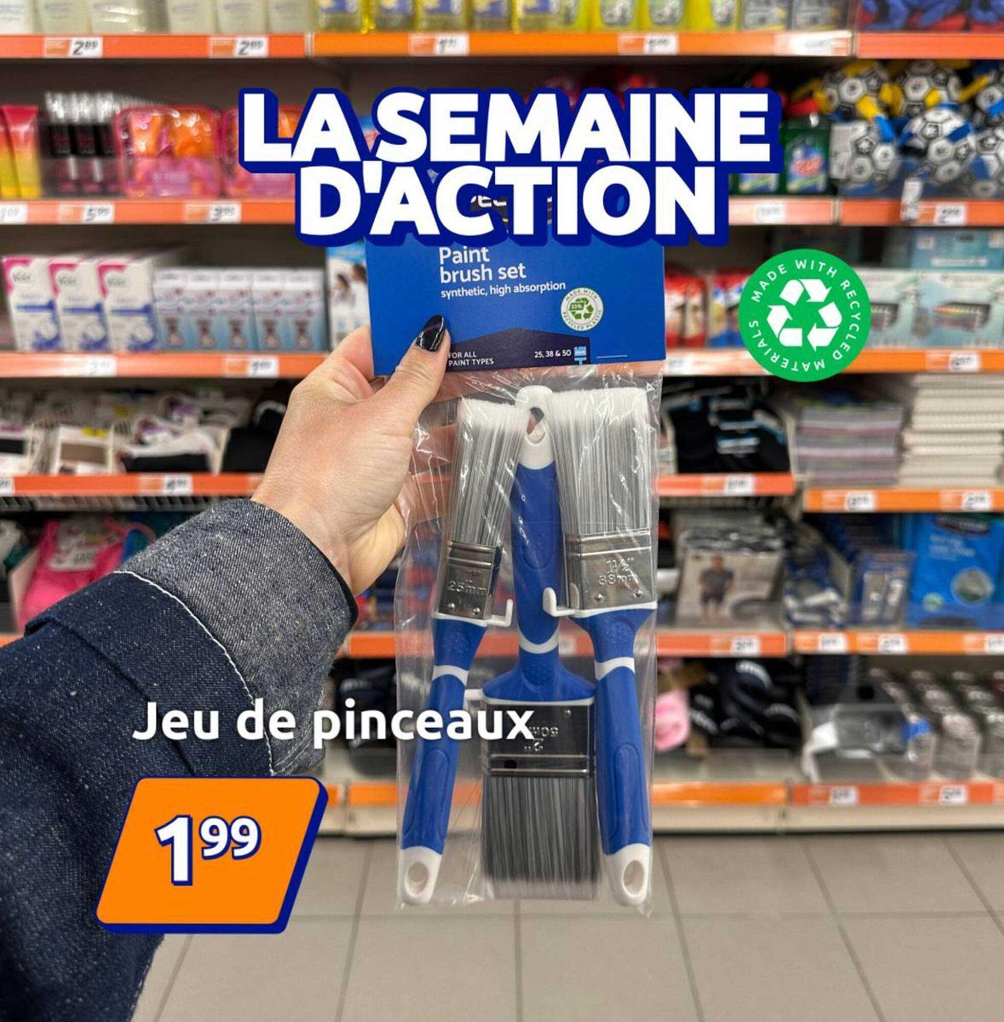 Jeu de pinceaux