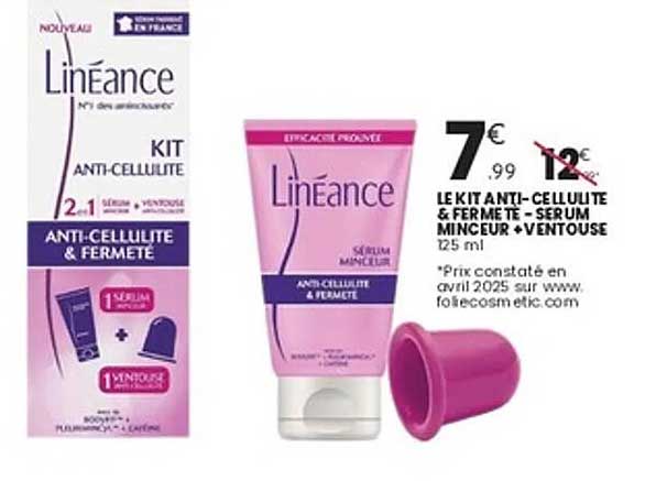 KIT ANTI-CELLULITE & FERME TE - SERUM MINCEUR + VENTOUSE