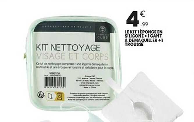KIT NETTOYAGE VISAGE ET CORPS