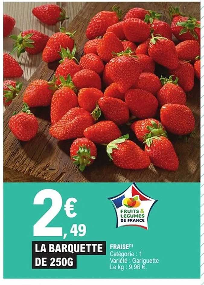 LA BARQUETTE DE 250G