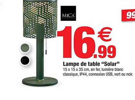 Lampe de table “Solar”