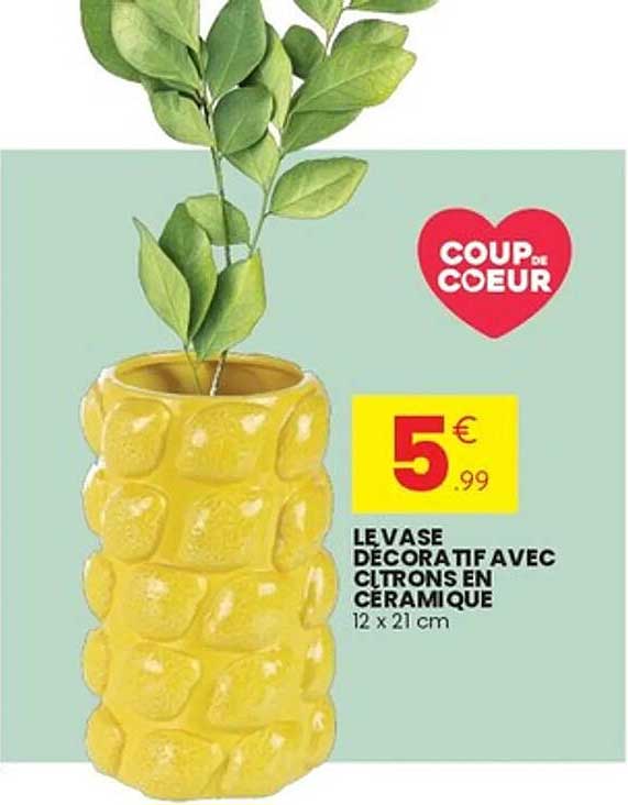 LE VASE DÉCORATIF AVEC CLITONS EN CÉRAMIQUE