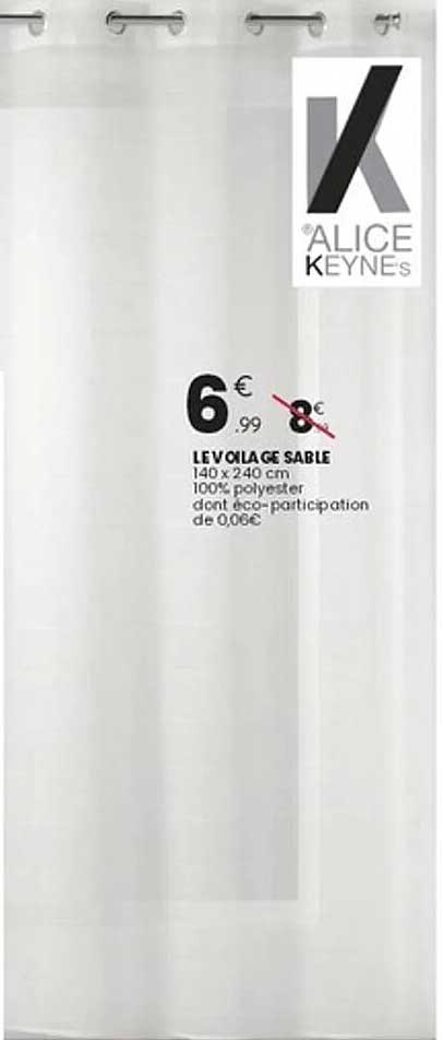 LE VOILAGE SABLE