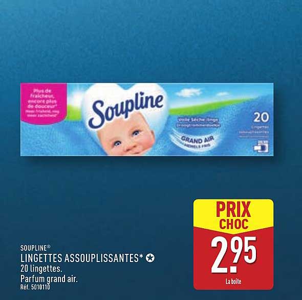 LINGETTES ASSOUPLISSANTES*