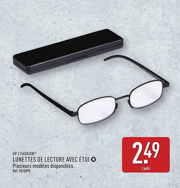 LUNETTES DE LECTURE AVEC ÉTUI