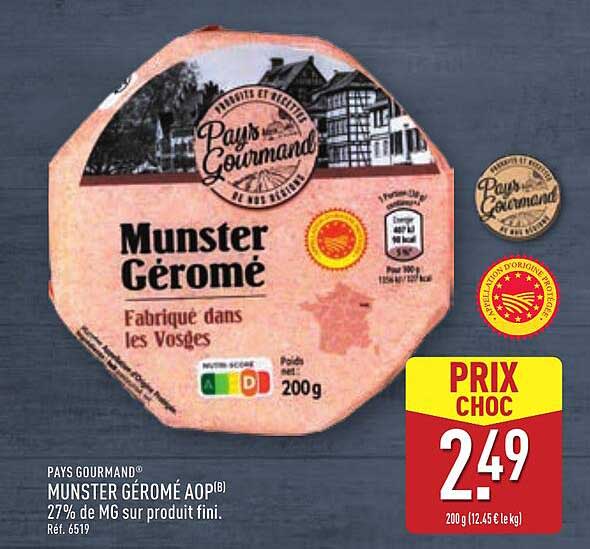 MUNSTER GÉROMÉ AOP®