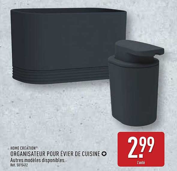 ORGANISATEUR POUR ÉVIER DE CUISINE