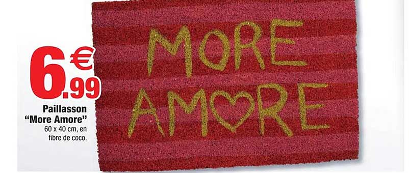 Paillasson “More Amore”