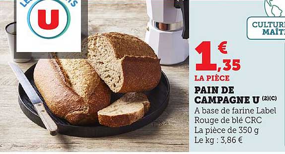 PAIN DE CAMPAGNE U
