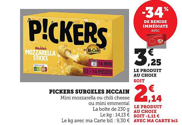 PICKERS SURGELES MCCAIN