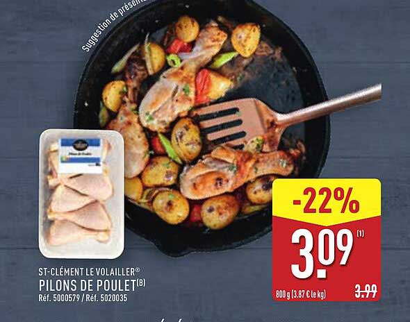 PILONS DE POULET ST-CLÉMENT LE VOLAILLER®