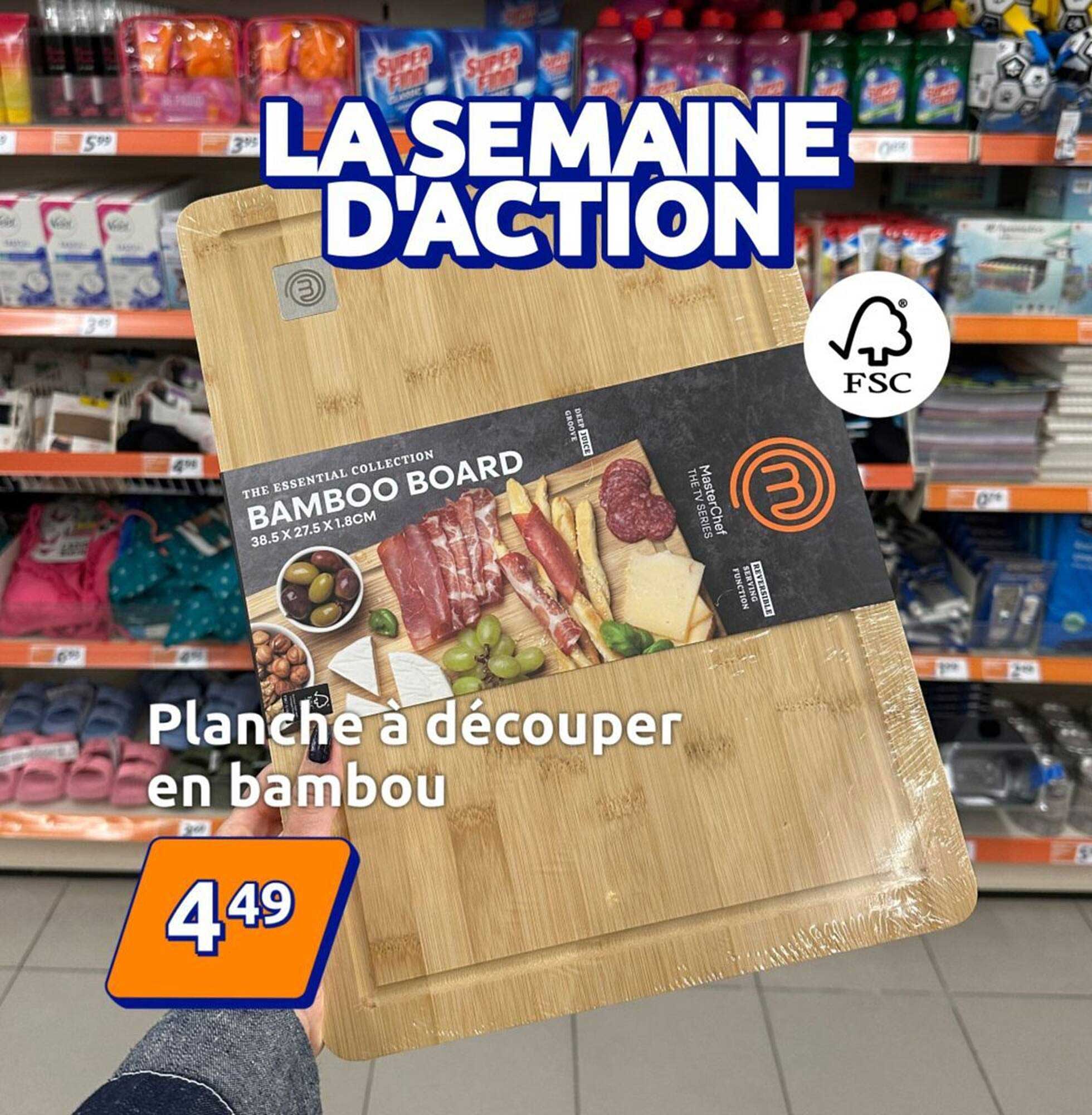 Planche à découper en bambou