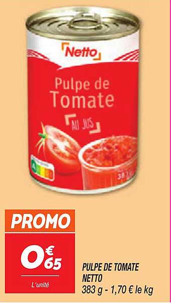 PULPE DE TOMATE NETTO