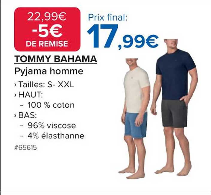 Pyjama homme Tommy Bahama