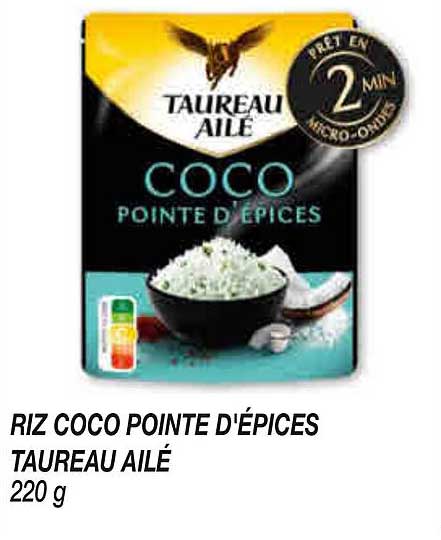 RIZ COCO POINTE D'ÉPICES TAUREAU AILÉ