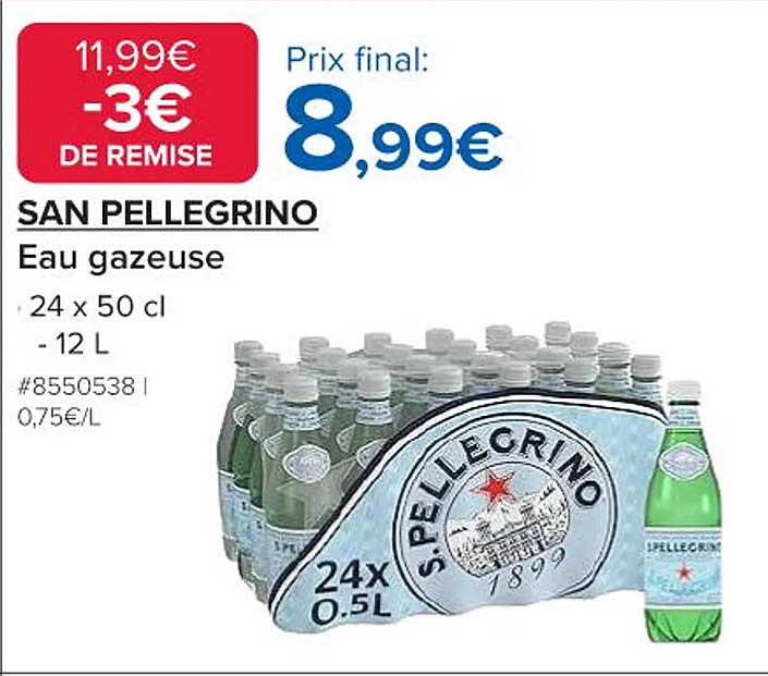SAN PELLEGRINO Eau gazeuse