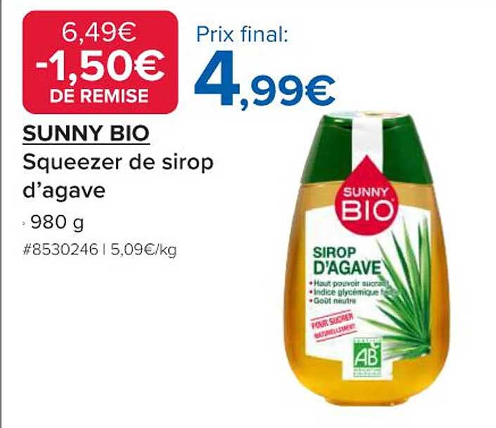 Squeezer de sirop d’agave