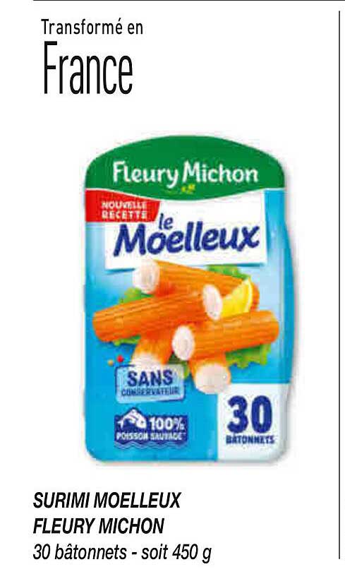 SURIMI MOELLEUX FLEURY MICHON