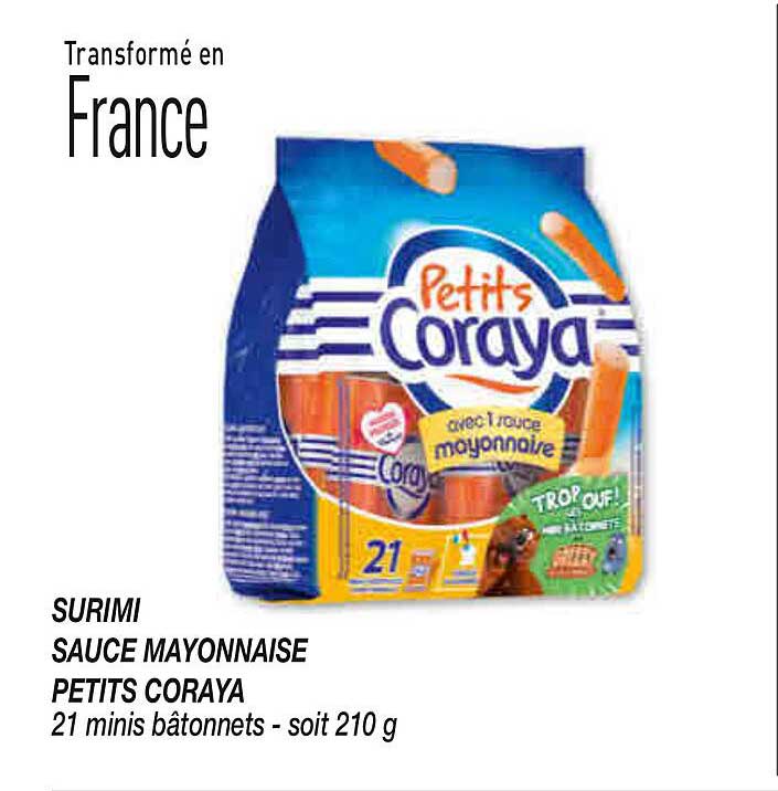 SURIMI SAUCE MAISON PETITS CORAYA