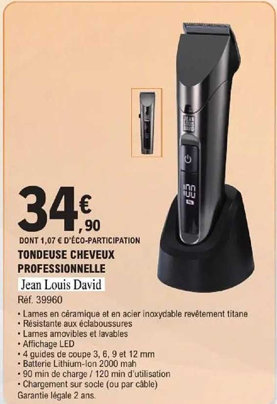TONDEUSE CHEVEUX PROFESSIONNELLE