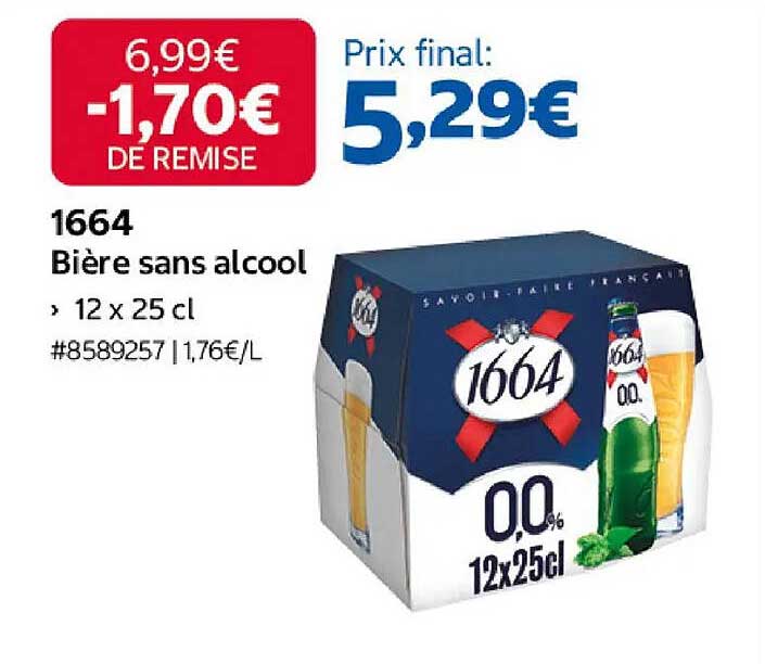 1664 Bière sans alcool