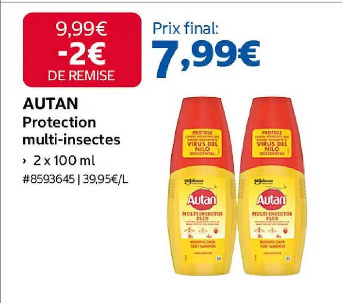 AUTAN Protection multi-insectes 2 x 100 ml