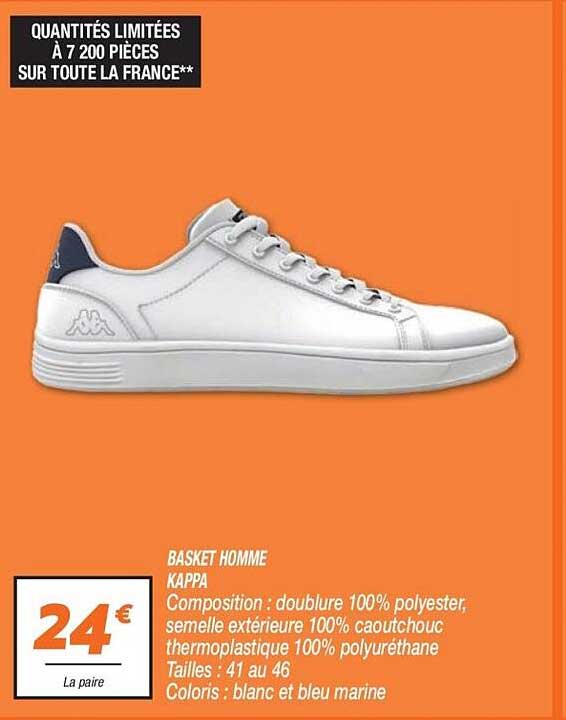 BASKET HOMME KAPPA